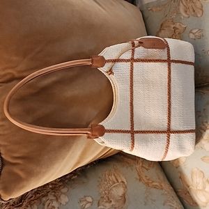 Pre-owned Etienne Aigner woven straw handbag - EXCELLENT condition
